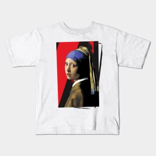 The girl with the pearl earring (modern2021) Kids T-Shirt